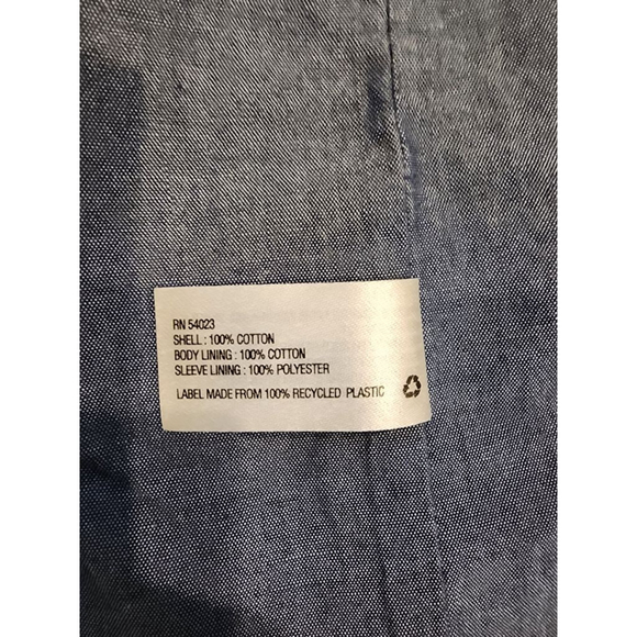 Kids Gap Blue White Stripe Academy Blazer Size 6 - Picture 4 of 6